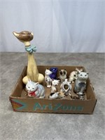 Assortment of Cat Figurines