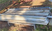 used steel panels & posts for building/carport