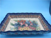 Polish Pottery Serving Dish