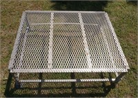 stainless steel grate table