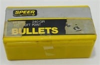 * Partial Box of Speer 44 Cal Soft Point Bullets