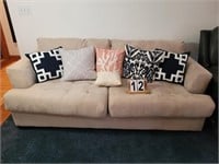 2 Cushion Beige Sofa 7'
