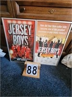 2 ~ Autographed Jersey Boys Poster Prints ~ 1 Red
