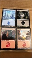 4 Cards Lot MTG: Island, Swamp and Mountain