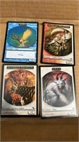4 Cards Lot MTG: Bird, Goblin Soldier, Goat