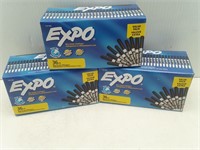 3 NEW 36CT. BLACK EXPO DRY ERASE MARKERS