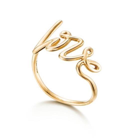 Love Ring in Yellow Gold, Small