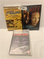 DVD NEW LOT OF 3 SEALED