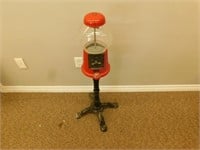 Metal gumball machine with stand - no key