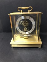 Howard Miller brass carriage clock w/mystery pendu