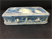 Gorgeous Incolay Stone Jewelry box