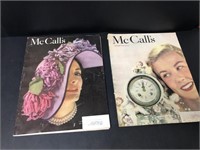 Two VIntage McCalls books / magazijnes