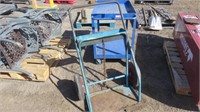 Blue Welding Cart