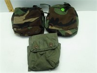 2 NEW MILITARY LG GENERAL PURPOSE POUCHES 1 WWII