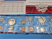 1987 UNC Coin Set