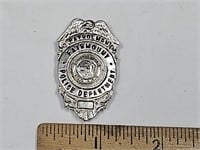 FAIRMOUNT Police Dept Badge See Size