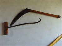 Old Scythe and Old Straw Hook