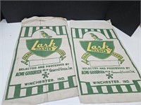 2 WINCHESTER IND LARK  Seeds Feed Bags
