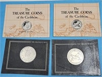 2- 19g  Each Sterling  Treasure Caribbean Coins