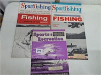 Vintage Fishing Magazines 1950s & 60s