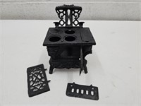 Cast Iron Crescent Stove With Missing Pieces