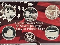2005 US Mint Silver Quarters Proof Coin Set