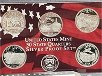 2006 US Mint Silver Quarters Proof Coin Set