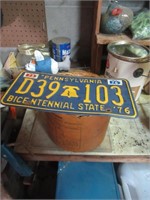 Bicentennial License Plate
