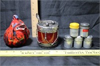 Drum Shaped Condiment Jar & More