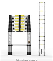 Telescoping Extension Ladder 12.5FT,