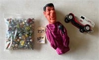 Marbles-Reagan Punch Puppet-Wix Car Bank