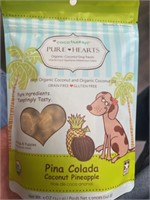 .5 oz Pure Hearts Pina Colada Dog Treats