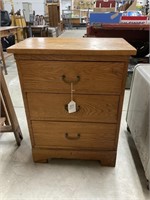 24x31x14 Oak Chest of Drawers PU ONLY