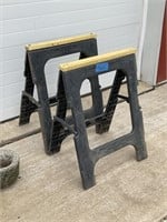 Pair of Plastic Sawhorses PU ONLY