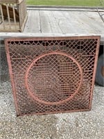 34x34 Cast Iron Grate PU ONLY