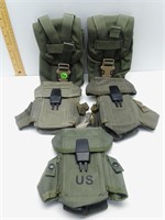 5 MILITARY GENERAL PURPOSE POUCHES