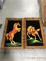 PAIR OF HORSE PICTURES