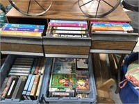 CASE ON TOP OF TABLE WITH VHS TAPES