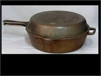 #90 GRISWOLD DOUBLE SKILLET - MARKED TOP & BOTTOM