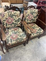 PAIR OF ARM CHAIRS