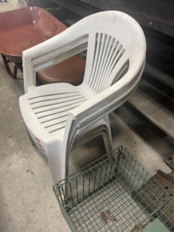 3 STACK PATIO CHAIRS