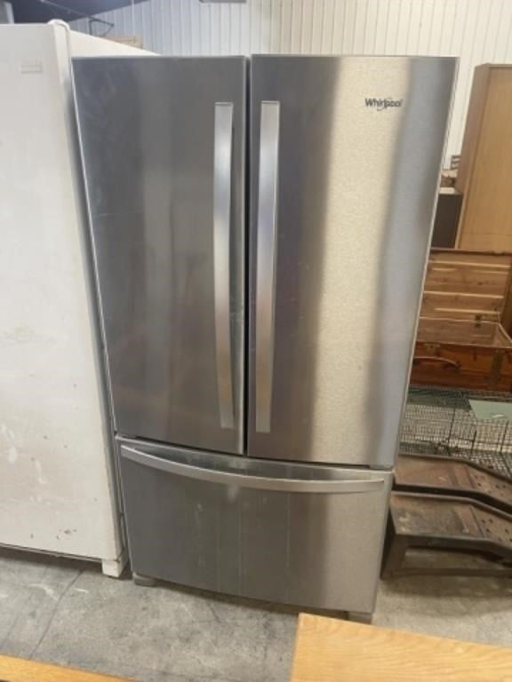 STAINLESS SIDE BY SIDE W FREEZER ON BOTTOM