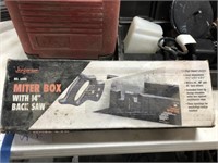 MITER BOX AND SAW