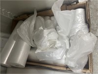 BOX OF TRASH CAN LINERS