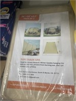 3 PACK OF SUN SHADE SAILS
