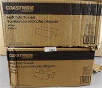 2 Cases Costwide Multifold Paper Towels