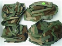 4 MILITARY M-4 AMMO POUCHES W/GRENADE POUCH