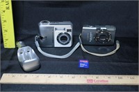 2 Digital Cameras-Kodak & Canon PowerShot