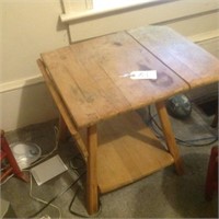 small wooden drop leaf table