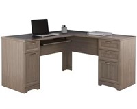 RealSpace L-Shaped Desk: Gray
